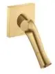 AXOR-HG-AXOR-Starck-Organic-2-Griff-Waschtischmischer-Unterputz-fuer-Wandmontage-mit-Auslauf-187-mm-Brushed-Gold-Optic-12015250 gallery number 1